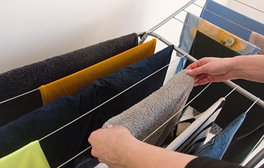 Drying racks.