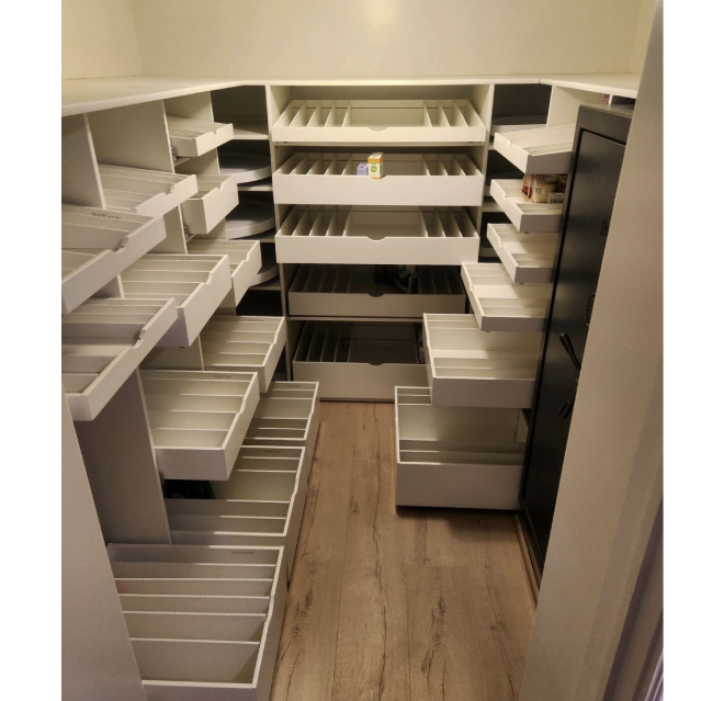 Walk-in pantry.