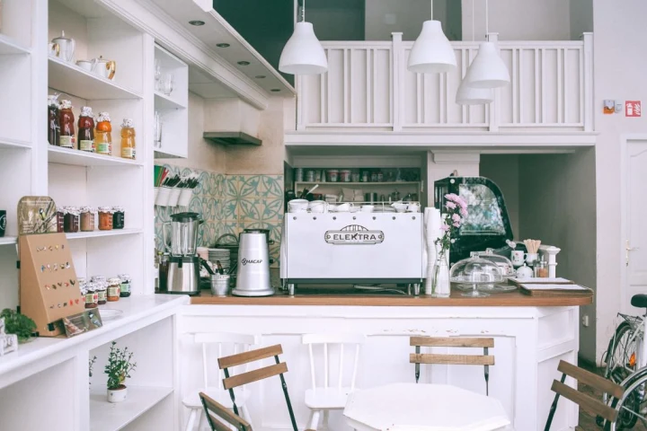 Organized Light Kitchen.