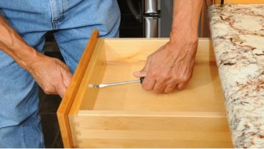 Replace cabinet drawers.